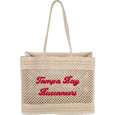 Logo Brands Tampa Bay Buccaneers Coastal Tote Bag In Tan