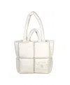 Logo Brands Tan Dallas Cowboys Puff Tote Handbag In Brown