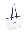 Logo Brands Tcu Horned Frogs Stadium Clear Tote Bag