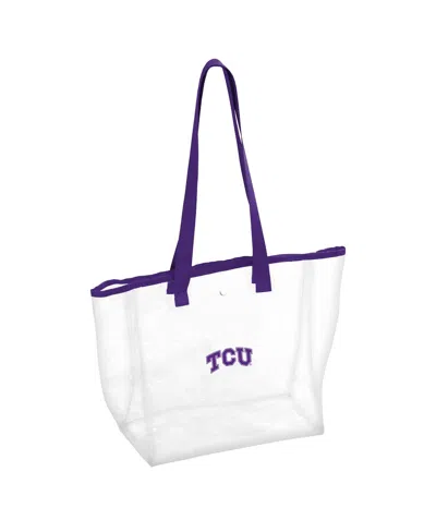 Logo Brands Tcu Horned Frogs Stadium Clear Tote Bag