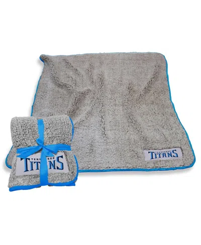Logo Brands Tennessee Titans 50" X 60" Frosty Fleece Team Blanket In Gray