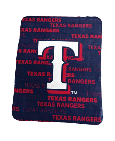 Logo Brands Texas Rangers 50" X 60" Classic Fleece Throw Blanket In No Color