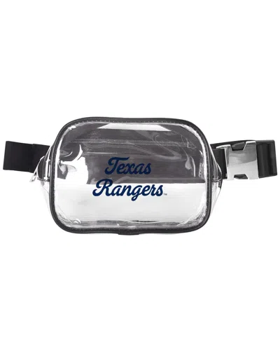 Logo Brands Texas Rangers Clear Belt Bag In Transparent