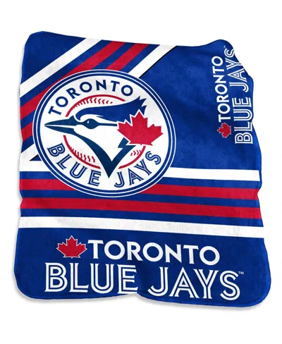 Logo Brands Toronto Blue Jays 50'' X 60'' Plush Raschel Throw Blanket