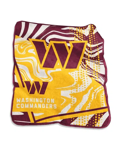 Logo Brands Washington Commanders 50" X 60" Swirl Raschel Throw Blanket In No Color