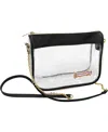 Logo Brands Washington Commanders Hype Stadium Crossbody Clear Bag In No Color