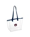 Logo Brands Women's Auburn Tigers Stadium Clear Tote In Black