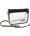 Logo Brands Women's Chicago Cubs Hype Stadium Crossbody Clear Bag In Clear
