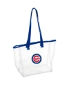 LOGO BRANDS WOMEN'S CHICAGO CUBS STADIUM CLEAR TOTE