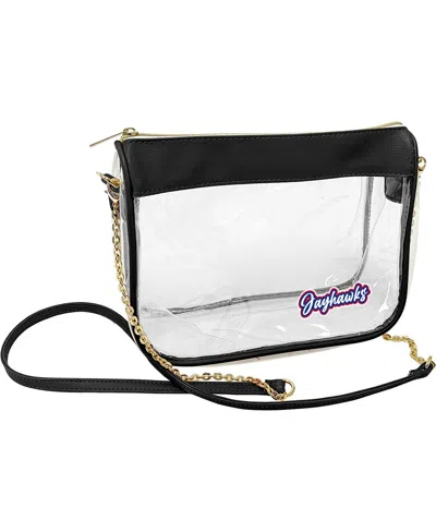 Logo Brands Women's Kansas Jayhawks Hype Stadium Crossbody Clear Bag In Transparent