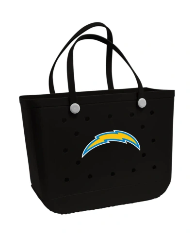 Logo Brands Women's Los Angeles Chargers Venture Tote In Black
