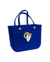 Logo Brands Women's Los Angeles Rams Venture Tote Bag In Blue