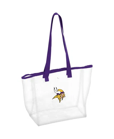 Logo Brands Women's Minnesota Vikings Stadium Clear Tote