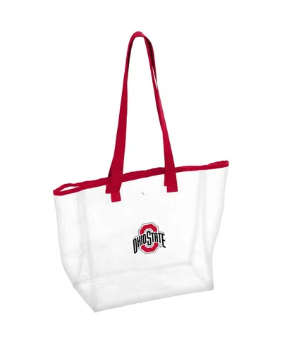 Logo Brands Women's Ohio State Buckeyes Stadium Clear Tote In Black