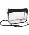 Logo Brands Women's St. Louis Cardinals Hype Stadium Crossbody Clear Bag In Clear