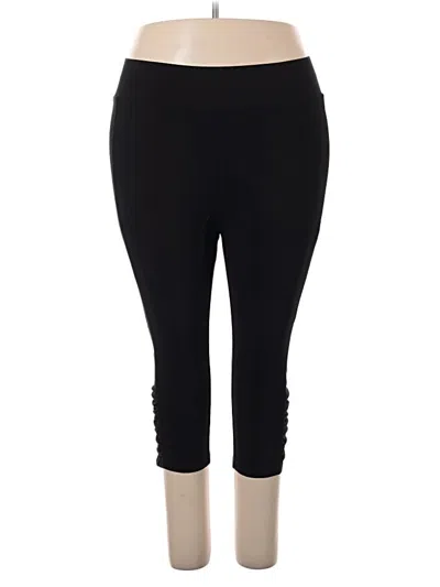 Pre-owned Logo By Lori Goldstein Active Pants In Black
