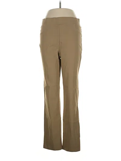 Pre-owned Logo By Lori Goldstein Active Pants In Tan