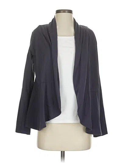 Pre-owned Logo By Lori Goldstein Cardigan Sweater In Blue