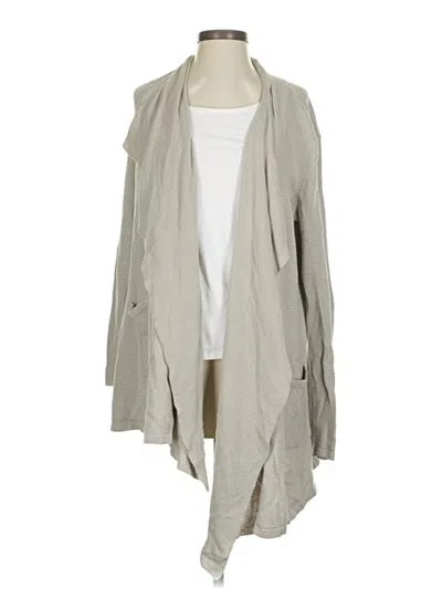 Pre-owned Logo By Lori Goldstein Cardigan Sweater In Gray