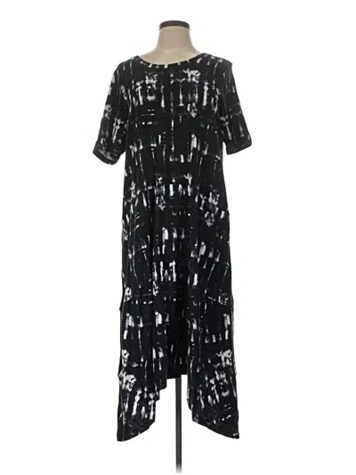Pre-owned Logo By Lori Goldstein Casual Dress In Black