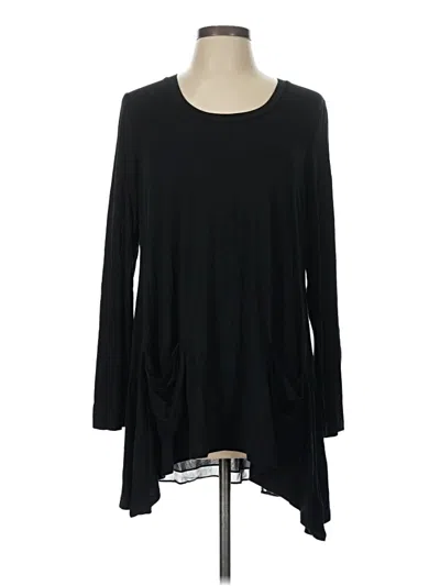 Pre-owned Logo By Lori Goldstein Casual Dress In Black