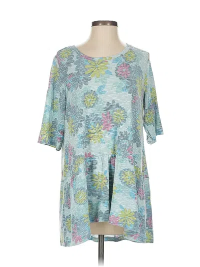 Pre-owned Logo By Lori Goldstein Casual Dress In Blue