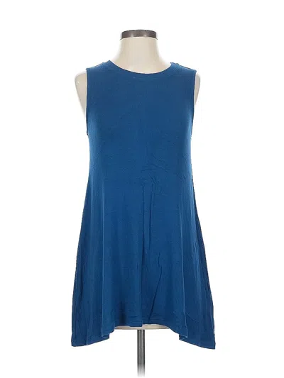 Pre-owned Logo By Lori Goldstein Casual Dress In Blue