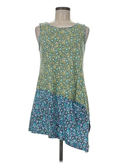 Pre-owned Logo By Lori Goldstein Casual Dress In Blue