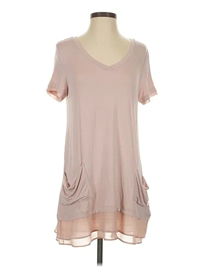 Pre-owned Logo By Lori Goldstein Casual Dress In Brown