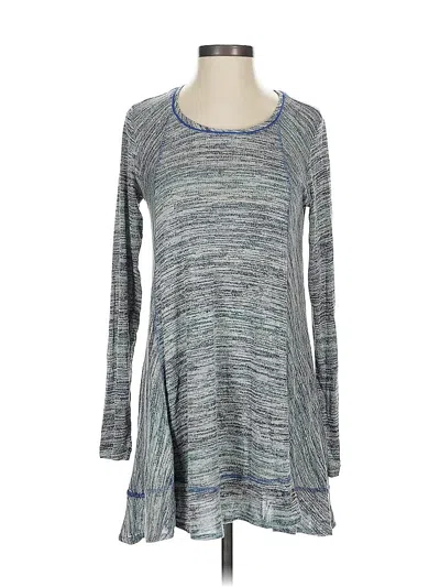 Pre-owned Logo By Lori Goldstein Casual Dress In Gray