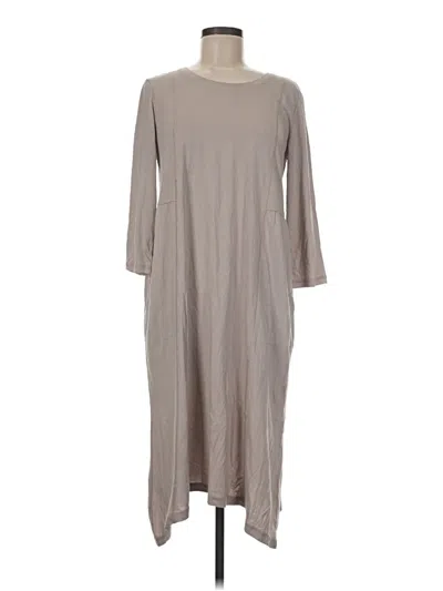 Pre-owned Logo By Lori Goldstein Casual Dress In Gray
