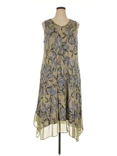 Pre-owned Logo By Lori Goldstein Casual Dress In Gray