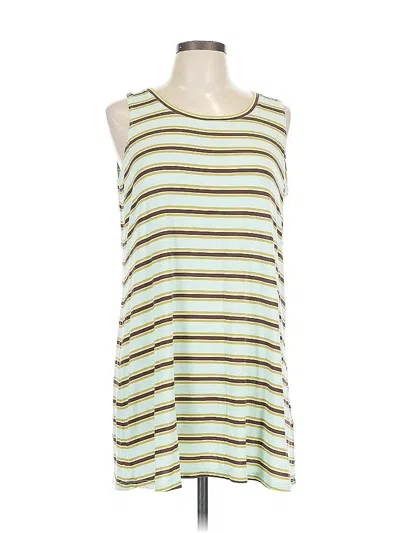 Pre-owned Logo By Lori Goldstein Casual Dress In Green