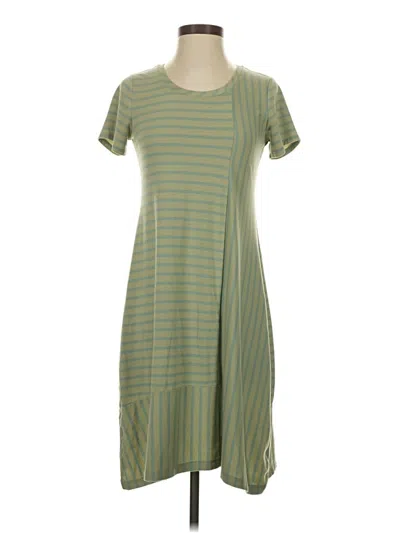 Pre-owned Logo By Lori Goldstein Casual Dress In Green