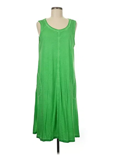 Pre-owned Logo By Lori Goldstein Casual Dress In Green