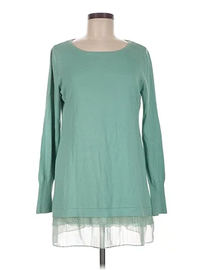 Pre-owned Logo By Lori Goldstein Casual Dress In Green