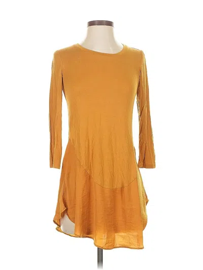 Pre-owned Logo By Lori Goldstein Casual Dress In Orange