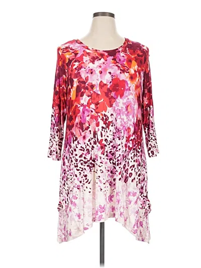Pre-owned Logo By Lori Goldstein Casual Dress In Pink
