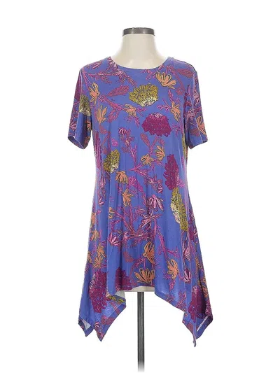 Pre-owned Logo By Lori Goldstein Casual Dress In Purple