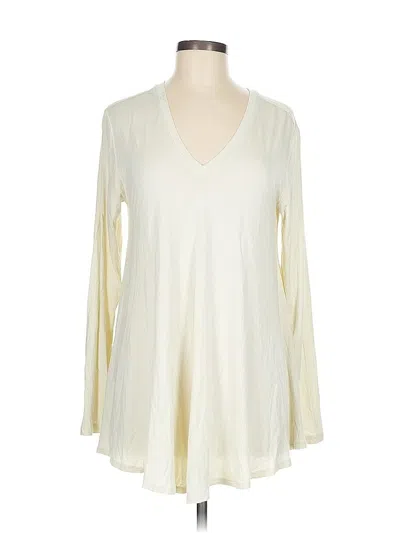 Pre-owned Logo By Lori Goldstein Casual Dress In White