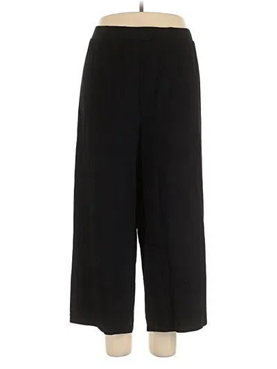 Pre-owned Logo By Lori Goldstein Casual Pants In Black