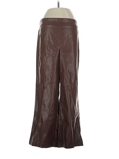 Pre-owned Logo By Lori Goldstein Casual Pants In Brown