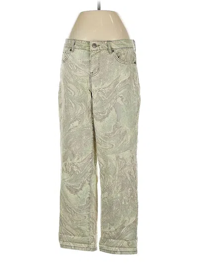 Pre-owned Logo By Lori Goldstein Casual Pants In Green