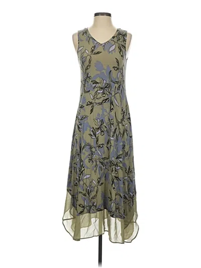 Pre-owned Logo By Lori Goldstein Cocktail Dress In Gray