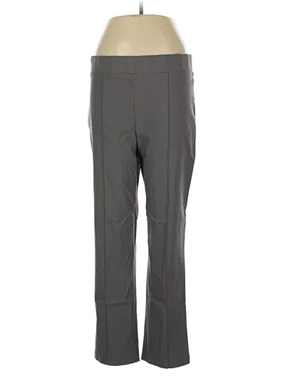 Pre-owned Logo By Lori Goldstein Dress Pants In Gray
