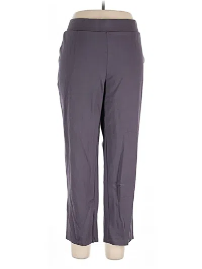 Pre-owned Logo By Lori Goldstein Dress Pants In Gray