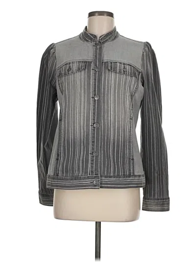 Pre-owned Logo By Lori Goldstein Jacket In Gray