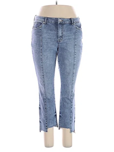 Pre-owned Logo By Lori Goldstein Jeans In Blue