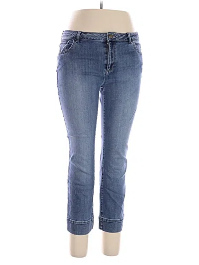 Pre-owned Logo By Lori Goldstein Jeans In Blue