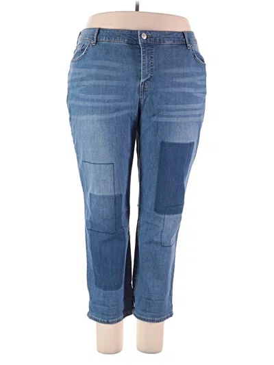 Pre-owned Logo By Lori Goldstein Jeans In Blue